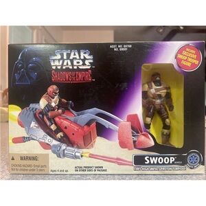 Star Wars Shadows of the Empire Swoop Vehicle - Red and Gray